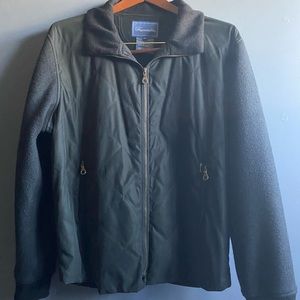 Faconnable Quilted Front Full Zip Jacket